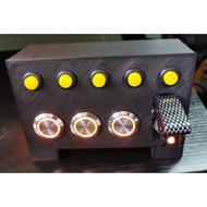 Button box usb for PC iracing racing sim, project cars, ETS2 good with thrustmaster / logitech g29 /