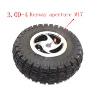 3.00-4 Electric Scooter Wheels 3.00-4 tyre inner tube and Bearing or Keyway Alloy Rim hub for Gas sc