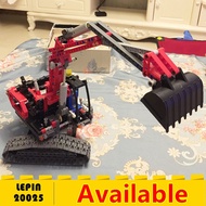 Lepin 20025 Technic Series The Red Excavator model Set Educational Building Blocks Bricks kid Toys 8