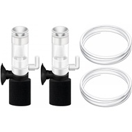 MiOYOOW Aquarium Sponge Filter, Mini Air Pump Filter with 1m Hose, Fish Tank Filtration Oxygenation 