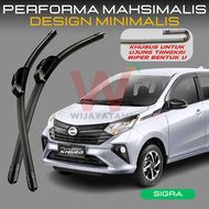 Wiper Daihatsu Sigra Depan Kanan Kiri Satu Set Wiper Sigra Depan Frameless Wiper Sigra Depan Satu Se