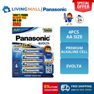 [𝐅𝐑𝐄𝐄 𝐃𝐄𝐋𝐈𝐕𝐄𝐑𝐘] PANASONIC Evolta Battery AA Size (4 Pcs) LR6EG/4B-EC 电池