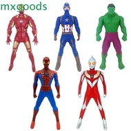 MXGOODS Action Figure Figure Toy Plastic Super Hero Dolls Captain America Hulk Iron Man Collection Model