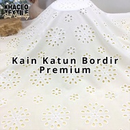 KATUN Premium Embroidered Perforated Cotton Fabric Premium/ Cotton Fabric Premium Embroidered Cotton