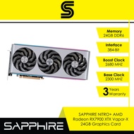 SAPPHIRE NITRO+ AMD Radeon RX7900 XTX Vapor-X 24GB Graphics Card