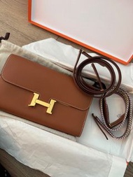 Hermes Constance to go gold 雙肩帶