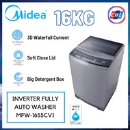 Midea MFW-1655CVI  16KG Inverter Fully Auto Washing Machine - MIDEA MALAYSIA WARRANTY