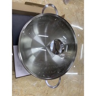 Catania phi 32cm induction and gas stove hot pot, good anti-slip. 2,3kg pot