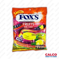 125g Fox's Crystal Clear Fruits Oval Candy Lemon & Blackcurrant Permen Kristal Bening Rasa Aneka Bua