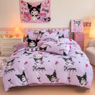 Cadar SANRIO KUROMI Bedsheet Queen King 7in1 & Comforter 2000 TC Anime