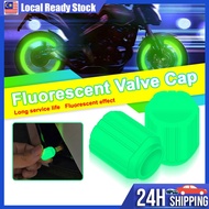 1pcs Car Luminous Tyre Valve Cap Car Tire Valve Cap Bike Motorcycle Car Air Valve Cover Penutup Injap Tayar Bercahaya