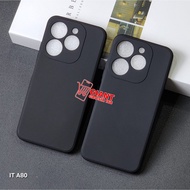 ITEL A80 CASE MACARON BLACK SILICON BLACK ITEL A80