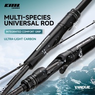 CEMREO Lure Fishing Rod 1.8m/1.98m/2.1m/2.4m Spinning/Casting Fishing Rod Light Weight Rod for Fishi
