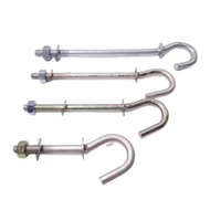 J HOOK KIPAS BIASA, J TYPE CEILING FAN HOOK J BENANG 3'' - 7''