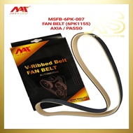 MEAUSU FAN BELT MSFB-6PK-007 6PK1155 Model: PERODUA AXIA , BEZZA 1.0