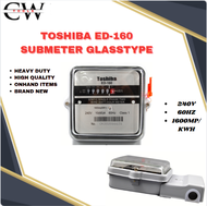Electrical Submeter  Heavy Duty Watt-Hour Meter Sub Meter Glass Type ED-160 60Amp (Per Pc)