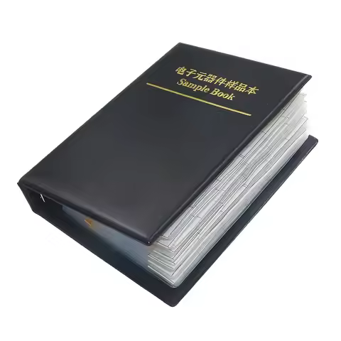 1/8W 1/4W 1/2W 1W 2W 3W Metal Film Resistors Kit Sample Book