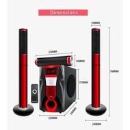 smart tv 🍫home theater🍫 SONAC TG-Q03A USB SD FM DVD Home theater System Subwoofer Speaker 5.1 Home T