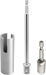 Ez Crank Jack Adapter Tool Scissor Jack Drill Attachment - 3/8" Socket RV Jack Adapter with 2 Crank 