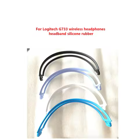 Original headband silicone rubber for Logitech G733 wireless headphones replacement G733 KDA headban