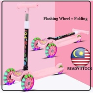 🌻 Local Stock 🌻 Scooter Tricycle Baby 3 In 1 Balance Bike Ride On Toy Flash Folding Meter Car Child 