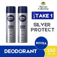 (Buy 1 Take 1) Nivea Men Silver Protect Spray 150ml Deodorant