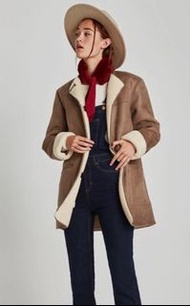 Zara coat 毛毛外套 (original $449)