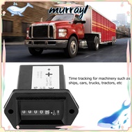 MURRAY Engine Hour Meter, Timer DC Hour Meter Timer, Universal 12-36V Mechanical Hour Meter Tractor