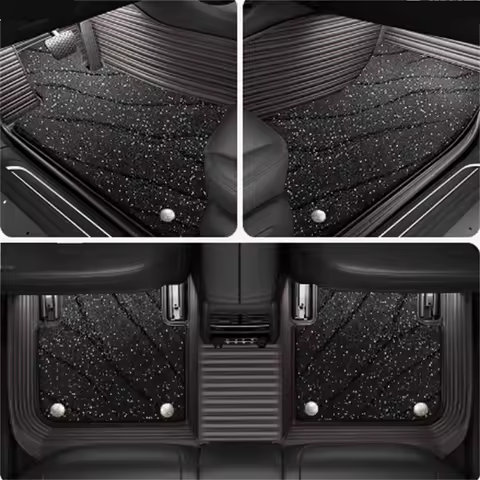 For Mercedes Benz C-CLASS S204 S205 S206 Estate C300 Auto Carpets Double Layer Custom Car Floor Mats