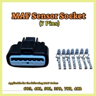 ✅ ↓ ✼ MAF Sensor Socket 7 Pins for Lancer Pizza GLXi Gen. 3 4G92, Adventure Gas MAF Code 605 481 48