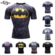 Batman 3D Printed T Shirt For Men Compression GYM Sportswear Jersey Quick Dry Men Tshirt