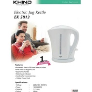 Khind Electric Jug Kettle 1.7L ~ EK5813/Jug kettle murah jenama khind