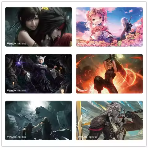 60*35*0.2cm Trading Card Game Accessory MTG Card GAME DIY Magic PlayMat Final Fanta Series Cloud Y's