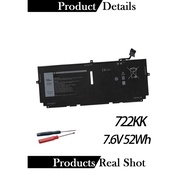 722KK Laptop Battery For Dell XPS 13 9310 9300 2020 9380 Series FP86V P117G P117G001 P117G002 2XXFW 