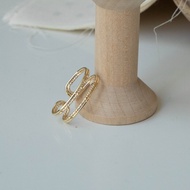 [ZANZAN ZANZAN] Finely Engraved Metal Ear Bone Clip [EK70BL002]