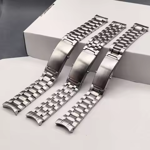 18 20 22mm 316L Stainless Steel Strap for Omega Seamaster 300 New Speedmaster Planet Ocean Series Wa