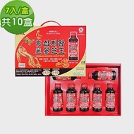 金蔘-6年根韓國高麗人蔘蔘芝王禮盒(100ml*7瓶) 共10盒