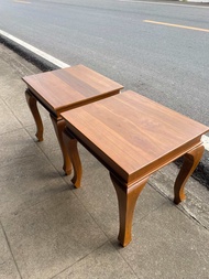 โต๊ะเคียง โต๊ะข้าง โต๊ะกลางโต๊ะไม้สัก 45x50x50cm