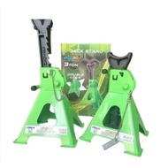HIJAU DOZIRO JackStand 3 Ton Set 2 Pcs Green - 3 Ton Jack stand - Jack stand 3T JACK-S3LS
