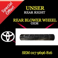 TOYOTA UNSER OEM NEW REAR RIGHT BLOWER WHEEL (CAR AIRCOND SYSTEM) (BELAKANG KANAN)