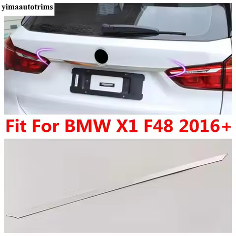 Rear Trunk Tail Gate Door Handle Strip Decoration Cover Trim Stainless Steel Accessories Exterior Fi
