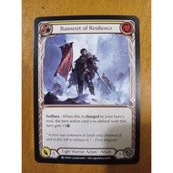 FAB Banneret of Resilience Dusk till Dawn Flesh and Blood TCG Light Warrior Attack Action DTD