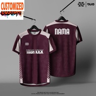[Free Custom Name ] JERSEY BADMINTON NEW DESIGN BRAND DUO JERSEY TRANING SPORT Cheap