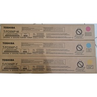 Toshiba Cartridge T-FC556P (Genuine) T-FC556P-C Cyan , T-FC556P-M Magenta , T-FC556P-Y Yellow e-STUD