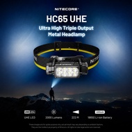 NITECORE Ultra High Output LED Headlamp IP68 2000 Lumens - HC65 UHE