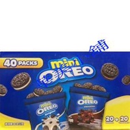  OREO 迷你奧力奧夾心餅乾分享組 20克X40包共816克 免運費壹箱價