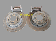(中古零件協尋) MITSUBISHI 三菱 LANCER FORTIS 325mm 雙片式加大碟盤 卡鉗座 來令片 後