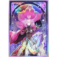 50ct Holographic (Baronne de Fleur) Top Loading Trading Card Sleeves Deck Protector for YuGiOh/Japan
