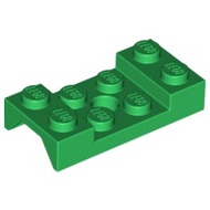 Lego parts green Vehicle, Mudguard 2x4 with Arch Studded with Hole 2 x 4