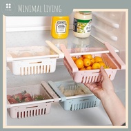 Fridge Rack Drawer / Fridge Storage Boxes / Box Peti Sejuk / Penyimpan (Adjustable &amp; Stretchable)